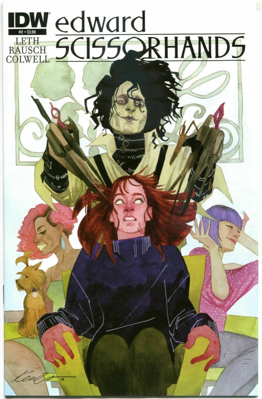 EDWARD SCISSORHANDS #2, NM, Drew Rausch, Kate Leth, 2014, more IDW in store