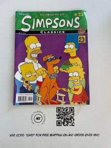 Simpsons Classics # 23 Bongo Comics Book Magazine Marge Homer Bart Lisa 26 J899