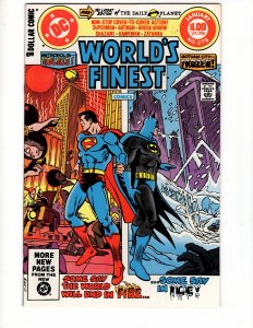 World's Finest Comics #275 METROPOLIS ABLAZE, GOTHAM CITY FROZEN!