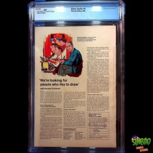 Silver Surfer, Vol. 1 4 Iconic Cover