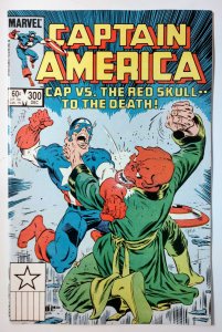 Captain America #300 (9.0, 1984) Death of Red Skull