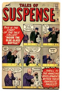 Tales Of Suspense #34 pre-hero comic book 1962-marvel-ditko-kirby-don Heck- 