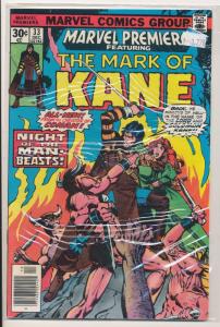 Marvel Premiere #33 The Mark of KANE  (HX72) VF