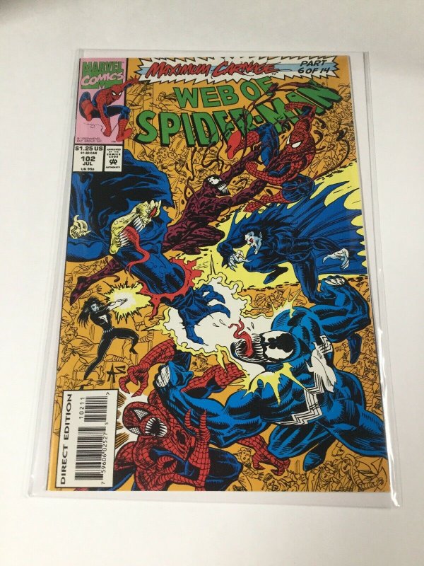 Web Of Spider-Man 102 Nm Near Mint Marvel 