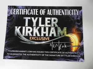 Miles Morales: Spider-Man #23 Variant Signed by Tyler Kirkham W/COA VF- Cond