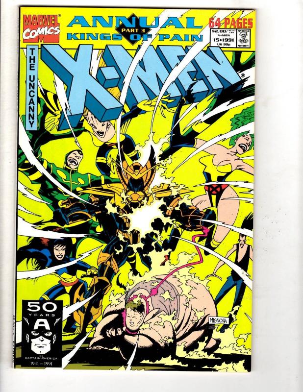 4 Uncanny X-Men Marvel Comic Books #  Annual # 11 15 17 96' Wolverine JD5