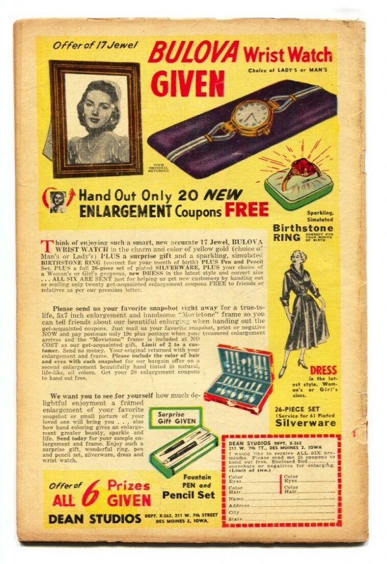 John Wayne Adventure #18 - 1953 - Toby - G/VG - comic book