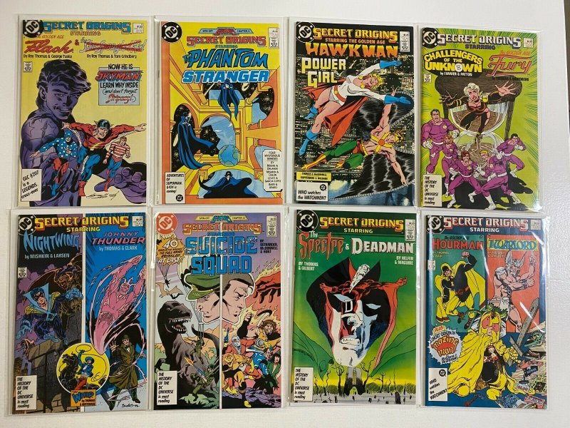 Secret Origins lot #1-50 + Specials 2nd Series DC 43 pieces 8.0 VF (1986-'90)