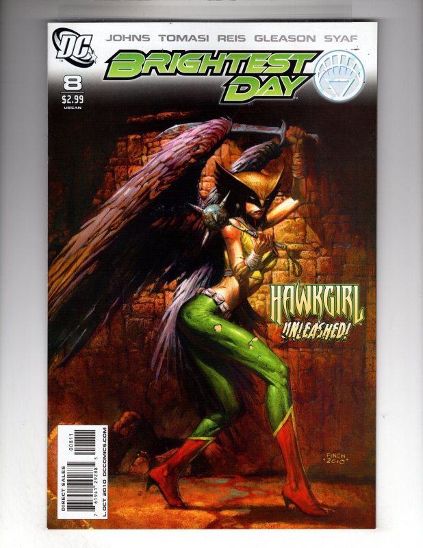 Brightest Day #8 (2010)  HAWKGIRL UNLEASHED!    / SB#1