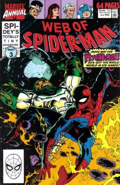 Web of Spider-Man (1985 series) Annual #6, VF+ (Stock photo)