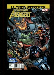 NEW AVENGERS: ULTRON FOREVER #1 (9.2) SIGNED!! 2015