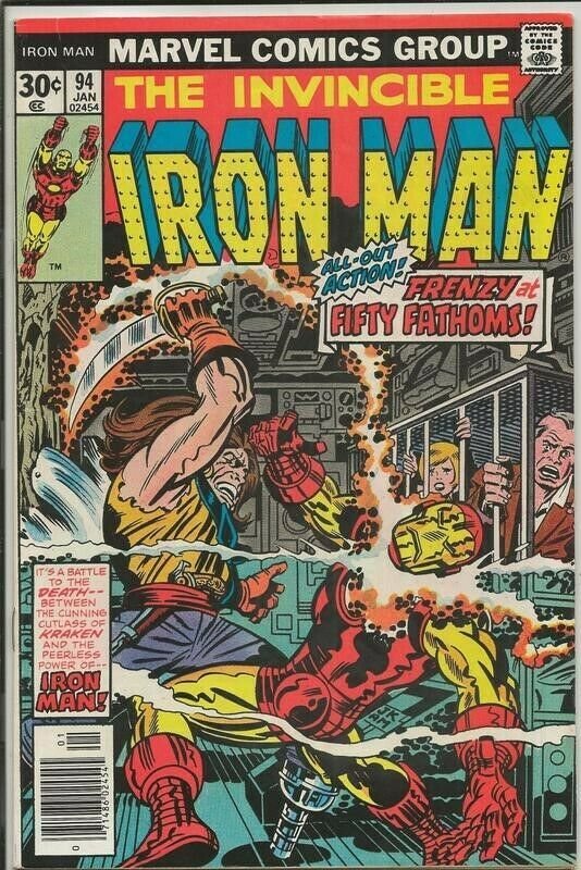 Iron Man #94 ORIGINAL Vintage 1977 Marvel Comics 