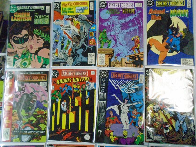 Secret Origins (2nd Series) Lot From:#4-50, 47 Different 8.0/VF (1986-1990)