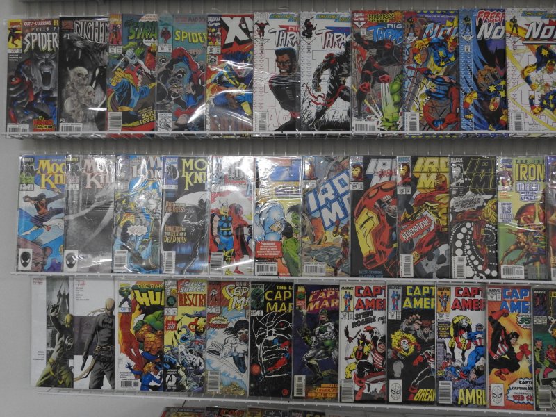 Huge Lot 150+ Comics W/ Hulk, Iron man, Captain America+ Avg VF- Condition!