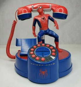 Spider-Man 2 Rotary Home Phone Vintage MARVEL Retro 2004 Limited NM