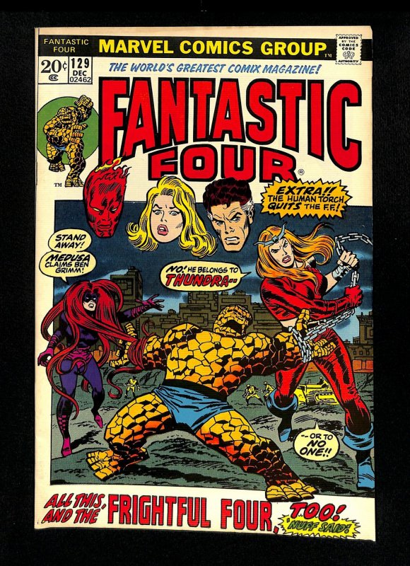 Fantastic Four #129 1st Thundra!