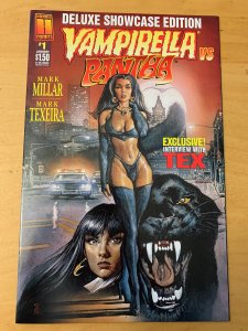 VAMPIRELLA VS PANTHA 1, SEE PICS FOR GRADE, HARRIS COMICS, FLIP BOOK 