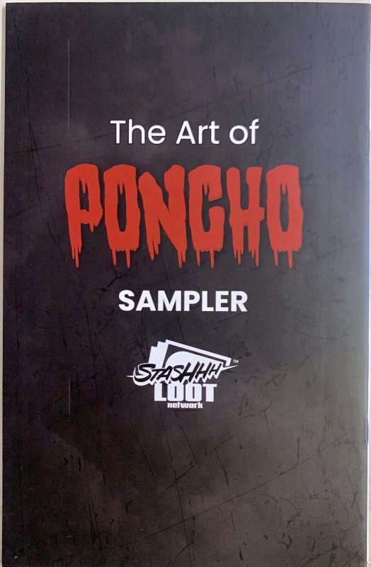 PONCHO WEREWOLF FOIL VIRGIN COVER | ART SAMPLER | SIGNED WITH REMARK | RARE