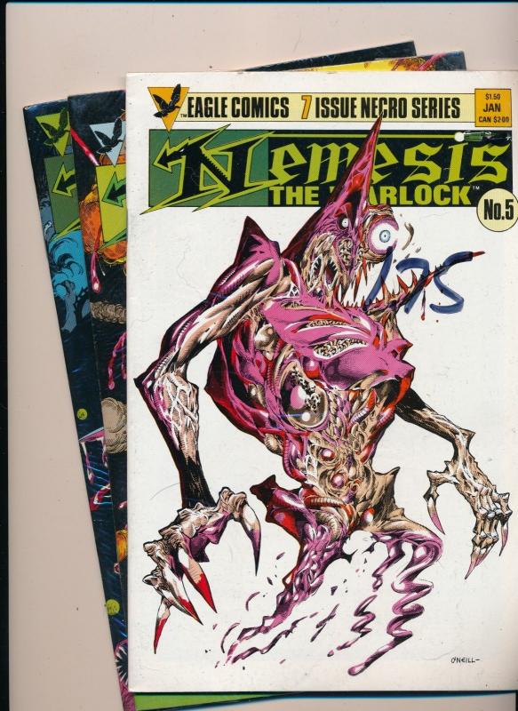 Eagle Comics LOT OF 3 NEMESIS The Warlock #5,6,7 VERY FINE/NEAR MINT (HX805)