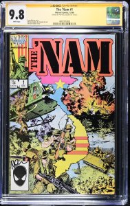 Nam (1986) # 1 (CGC 9.8 SS) Signed Michael Golden • Marvel Comics