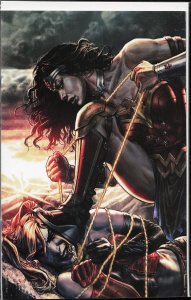 Justice League vs. Suicide Squad #1 Forbidden Planet Virgin Cover (2017)