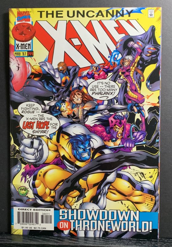 The Uncanny X-Men #344 (1997) Joe Madureira Beast / Rogue Cover