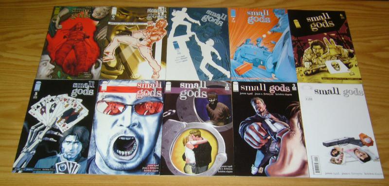 Small Gods #1-12 VF/NM complete series + special  society forces precogs to work