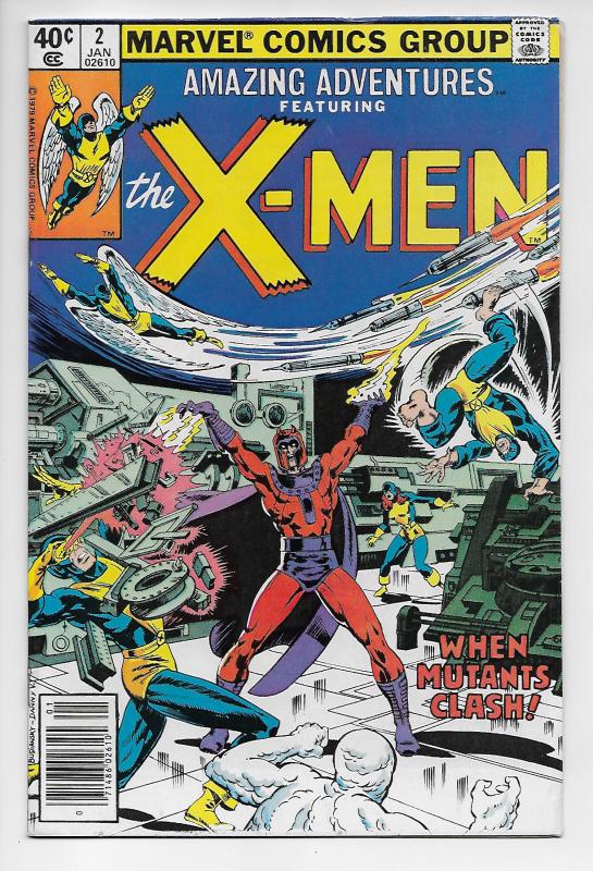 Amazing Adventures #2 - Reprints X-Men #1 1963 Issue (Marvel, 1980) - FN/VF