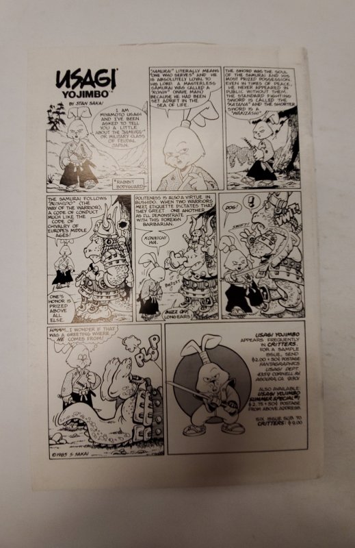 Command Review #1 (1986) NM Thoughts Comic Book J662