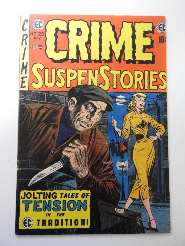 Crime Suspenstories #25 VG Condition moisture damage