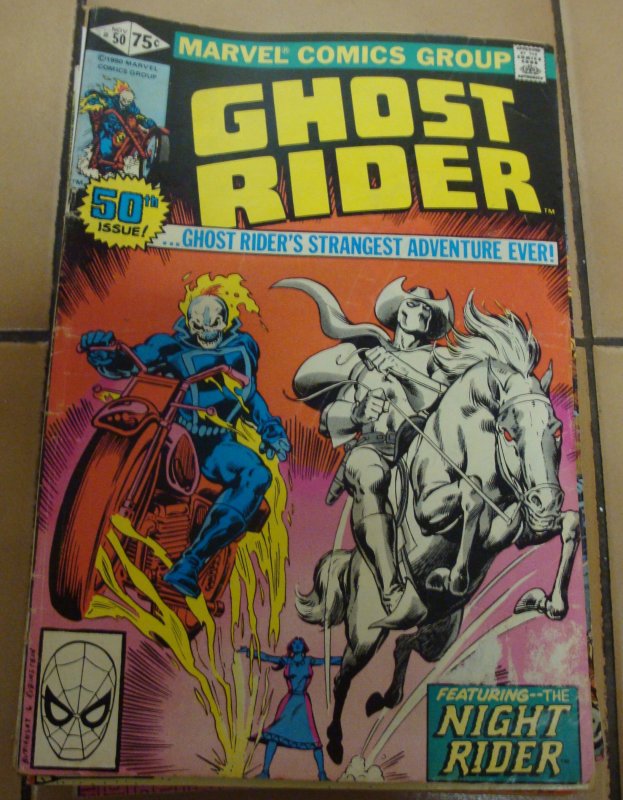 Ghost Rider #50 1st App Night Rider Bob Budiansky Cover Don Perlin Art