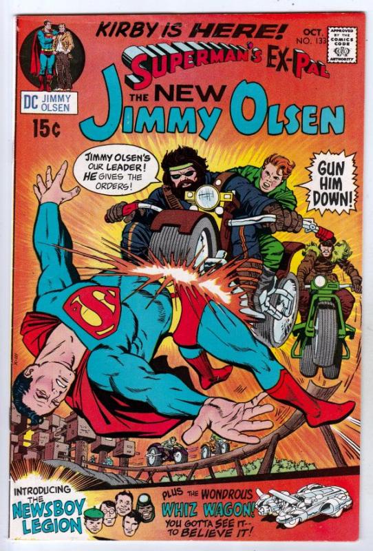 Superman's Pal Jimmy Olsen #133 (Oct-70) VF High-Grade Jimmy Olsen, New Gods,...