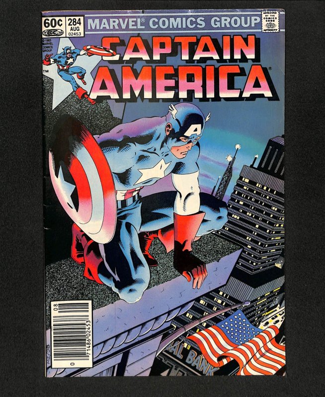 Captain America #284 Newsstand Variant