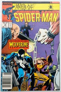 Web of Spider-Man #29 NEWSSTAND (NM-)(1987)