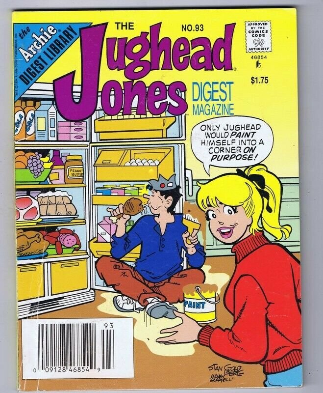 Jughead Jones Comics Digest 93 Original Vintage 1995 Archie Comics 9128468549 Comic Books 