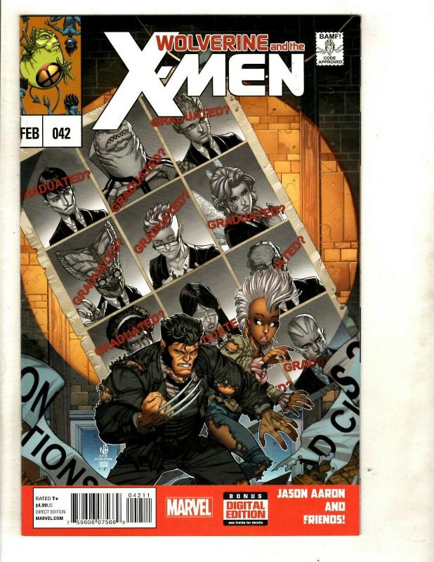 9 Wolverine and the X-Men Marvel Comics # 35 36 37 38 39 40 41 42 Annual 1 CJ15 