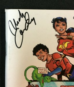 CONVENTION PROGRAM 96 SIGNED BY ROSS, PEREZ, TOM SMITH, CARDY, JURGENS, GARNEY