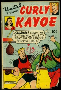 United Presents Curly Kayoe Fall 1948- Boxing cover Fair