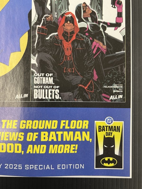 BATMAN GOTHAM SAMPLER RECALLED RED HOOD #1 PREVIEW DC 2025 IN-HAND PROSHIPPER