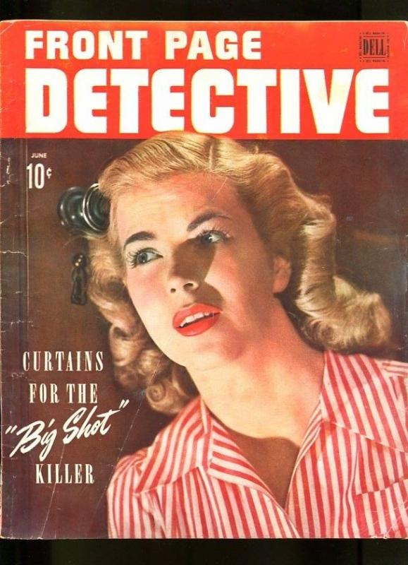 Front Page Detective-June-1945-G/Vg-Spicy-Murder-Rape-Kidnap-Arson ...