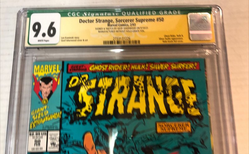 Doctor Strange Sorcerer Supreme (1993) # 50 (CGC 9.6 SS) Manufactured Error !!