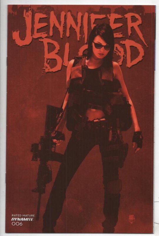JENNIFER BLOOD #6 F, NM, Bradstreet cv, Femme Fatale, Woman with gun, 2021 2022