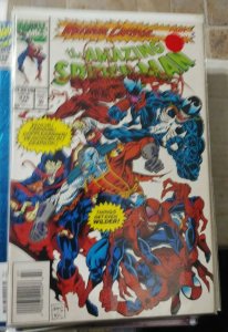 Amazing Spider-Man # 379 1993 marvel MAXIMUM CARNAGE pt 7 venom eddie brock