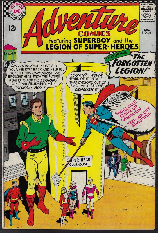 Adventure Comics #351 (DC, 1966) FN/VF