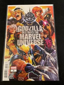 GODZILLA DESTROYS THE MARVEL UNIVERSE #1-5 Complete Mini-Series, NM Condition
