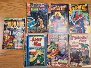 Lot of 7 Vintage Marvel and DC Comics