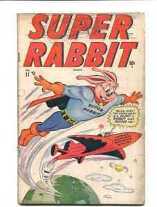 SUPER RABBIT 11-1948-SPRING-ROCKET SHIP COVER VG