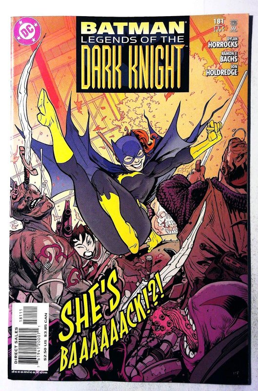 Batman: Legends of the Dark Knight #181 (2004) DC Comics Batgirl 1st Print Comic