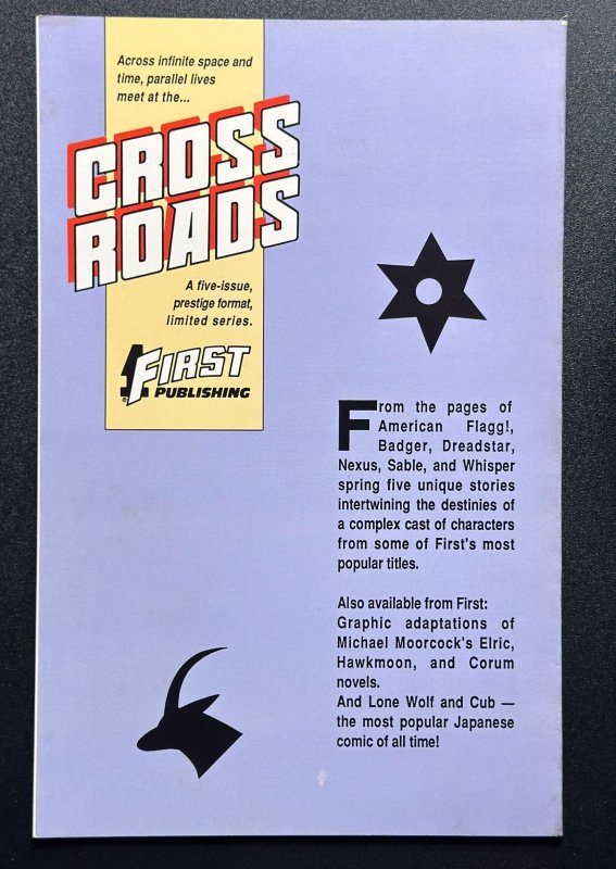 Crossroads #1 (1988) - [KEY] First Issue of Anthology Series - VF+/NM