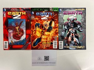 3 Earth 2 DC Comic Books # 2 3 4 5 Batman Superman Wonder Woman Flash 116 JS44